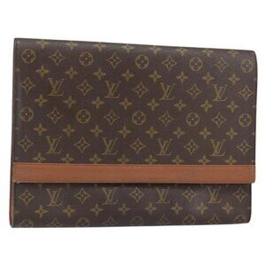 LOUIS VUITTON Monogram Porte Envelope Clutch Bag M51801 LV Auth ep12409